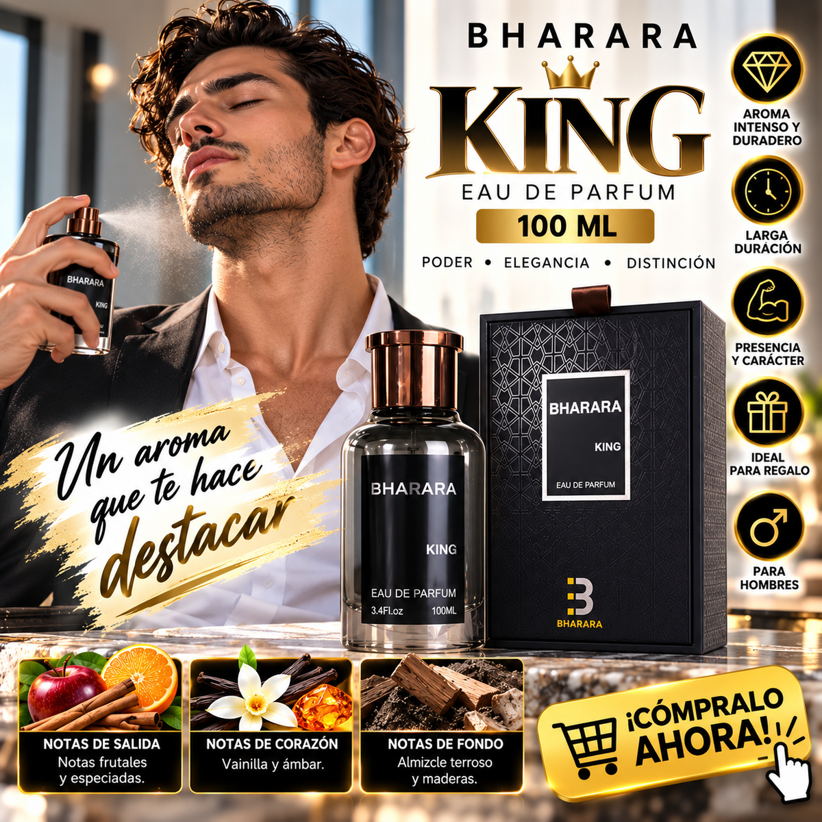 Bharara King Eau De Parfum 100 Ml Para Hombre