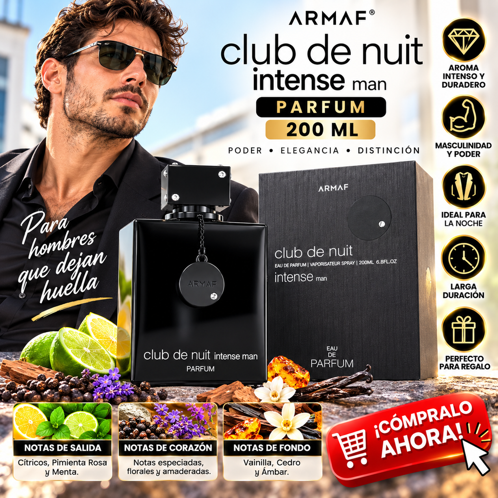 Club De Nuit Intense Man By Armaf Eau De Parfum 200ml