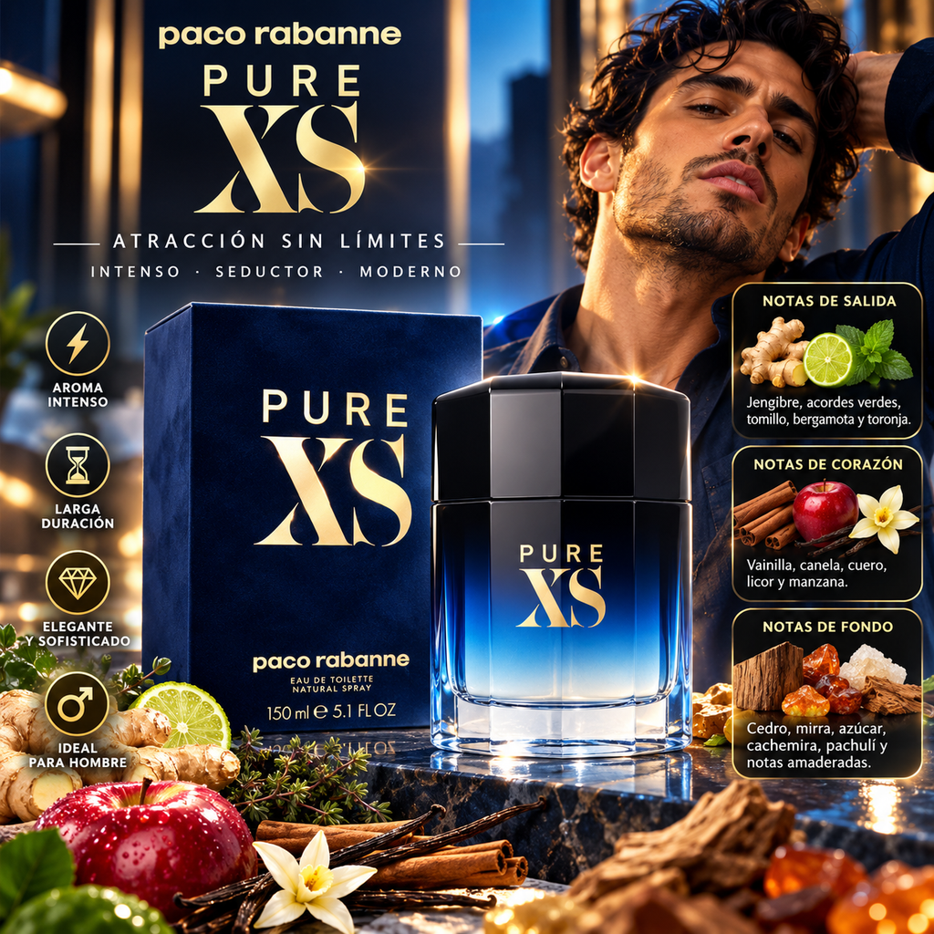 Pure Xs 100ml Edt Spray