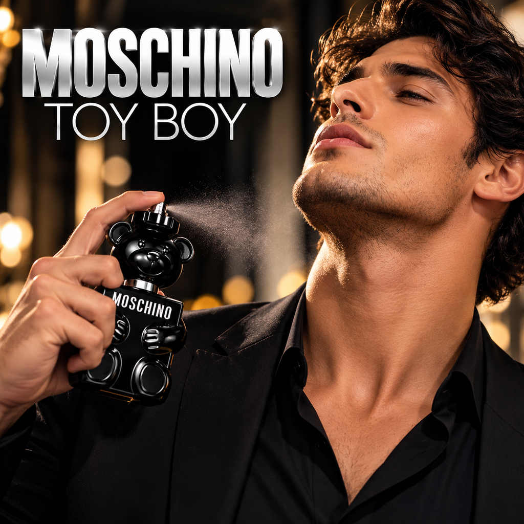 Set moschino toy boy (4 piezas) eau de parfum 100 y 10 ml, after shave 100 ml. Bath & shower 100 ml