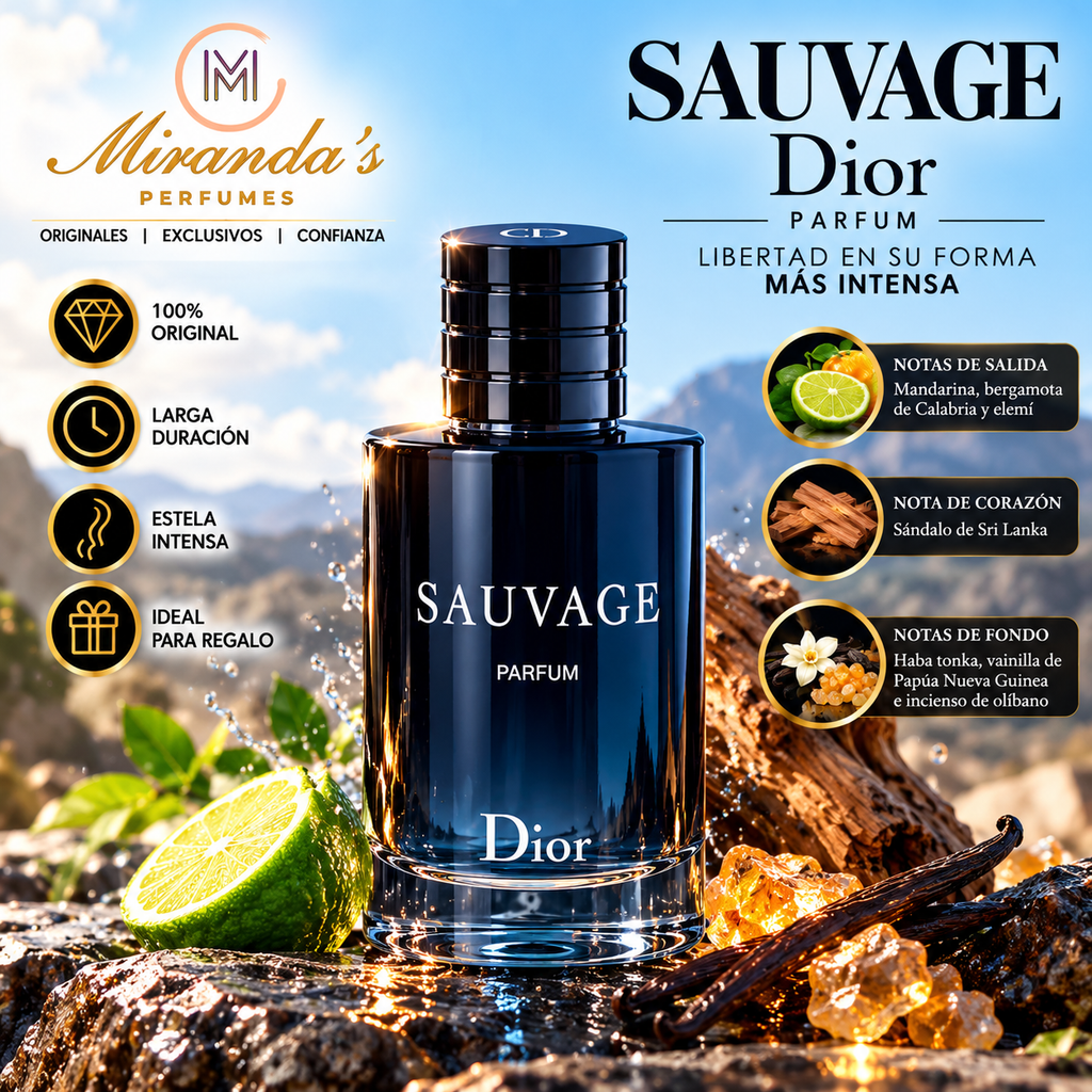 🔥 Dior Sauvage Parfum 100 ml | Elegancia que deja huella