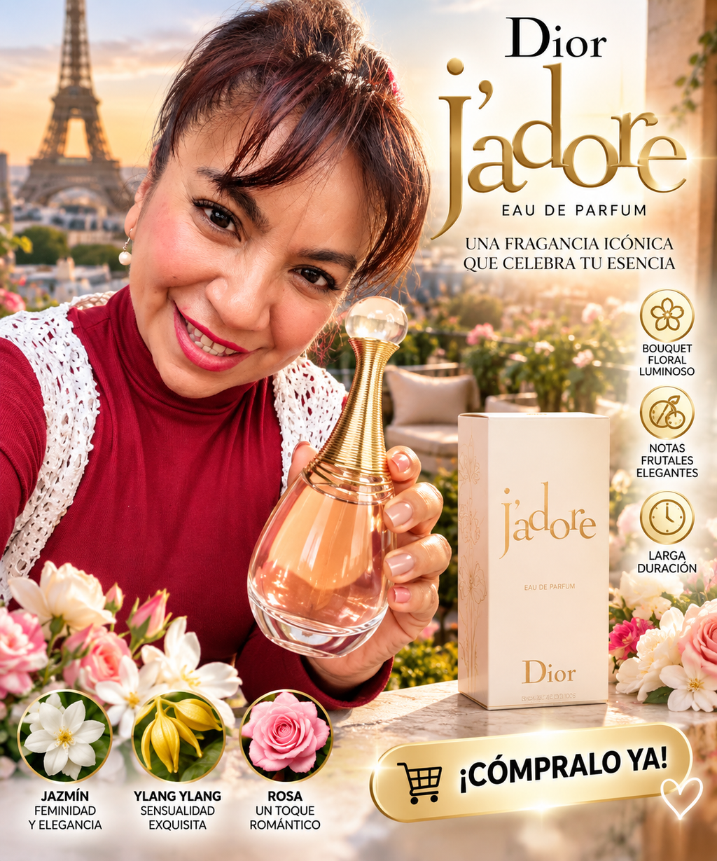 Dior J'adore Eau de Parfum Floral Frutal Spray 100ml Tradicional