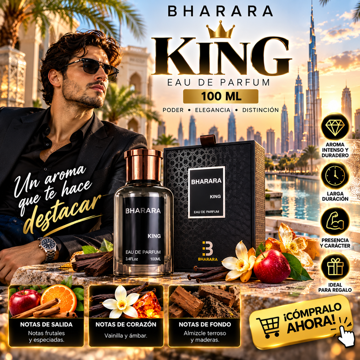 Bharara King Eau De Parfum 100 Ml Para Hombre