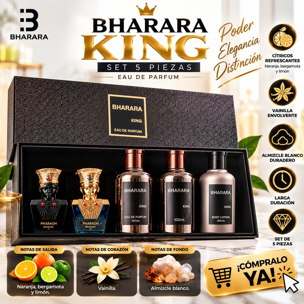 Bharara King Set 5 Pzas Faraon