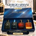 🔥 Giorgio Armani Set de 4 Fragancias | Lujo en cada aroma 🎁
